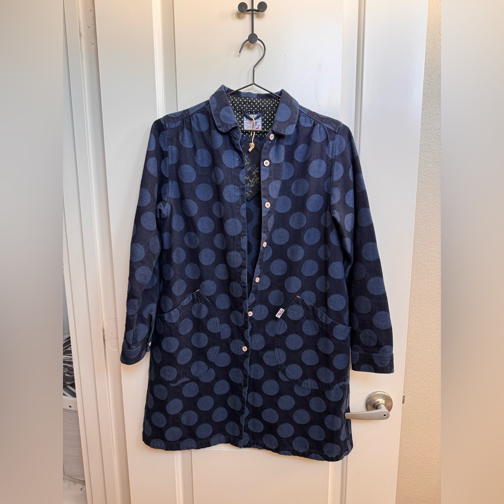 Blue Trick Handmade Upcycled Japanese Jeans Jacket - Picture 3 of 14